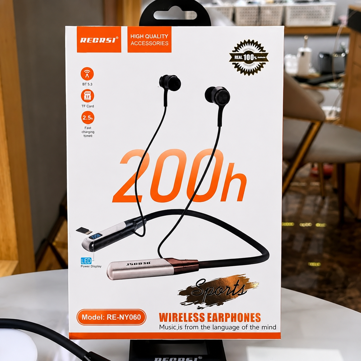 Regrsi RE-NY060 Wireless Bluetooth Neckband