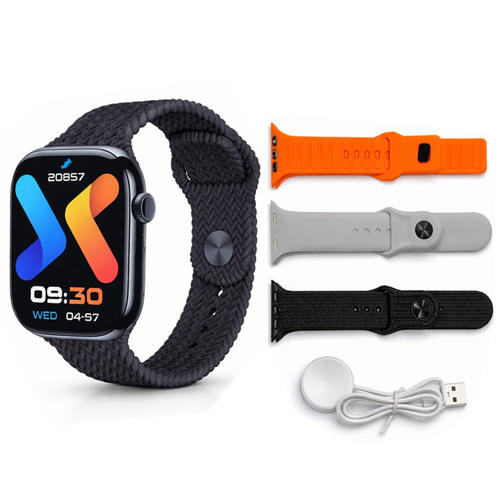 KEQIWEAR KW75 Max Smart Watch – 3 Straps