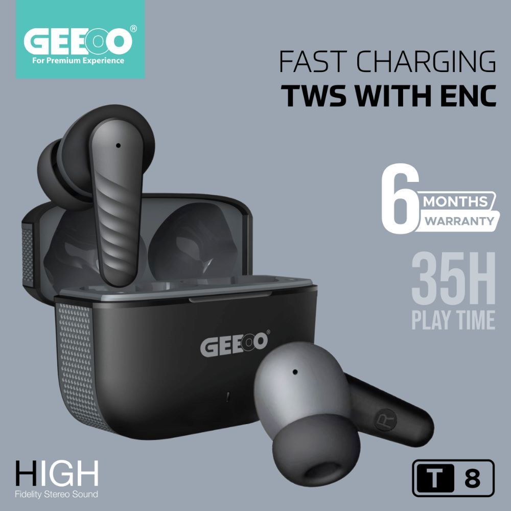 T8 Fast Charging TWS with ENC